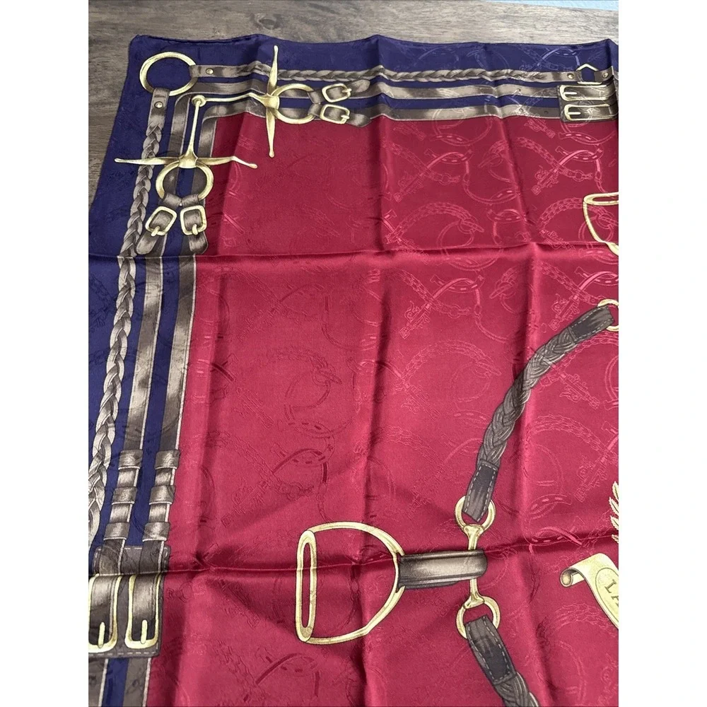 LAUREN Ralph Lauren Crest LXVII Silk‎ Scarf 35